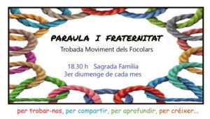 Paraula i fraternitat 16 abril @ Sala al costat Cripta Sagrada Familia